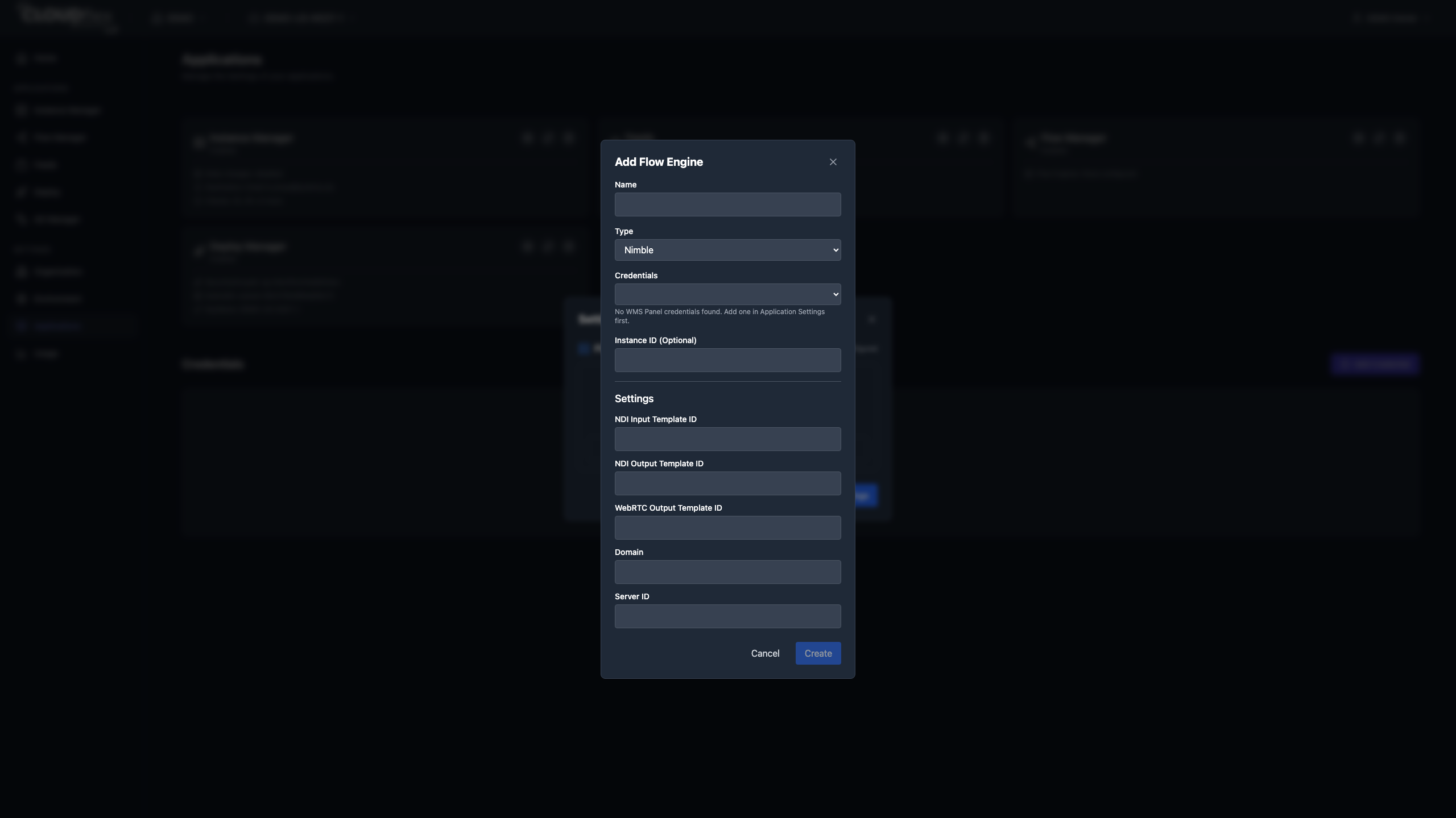 Add a CLOUDflex flow engine